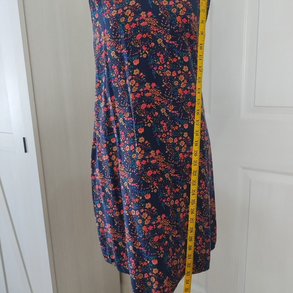 GAP Navy Floral Halter Sundress Sz S - Picture 5 of 10